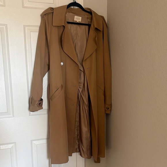 Sezane Scott Tan Trench Coat - Picture 2 of 11